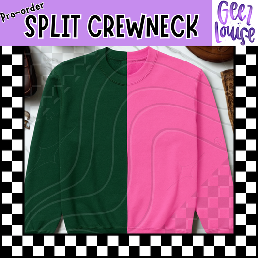 Wholesale YOUTH SIZES Gildan 2-Tone Crewneck Sweatshirts (Random Color Split)