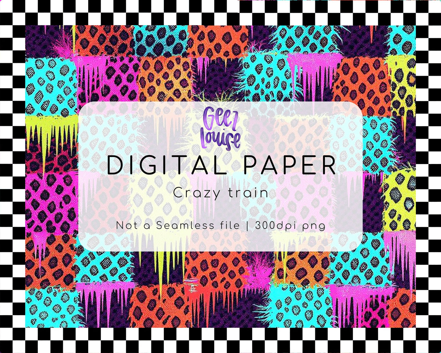 July 2025 Seamless/ Paper Drive - Digital Download- PNG