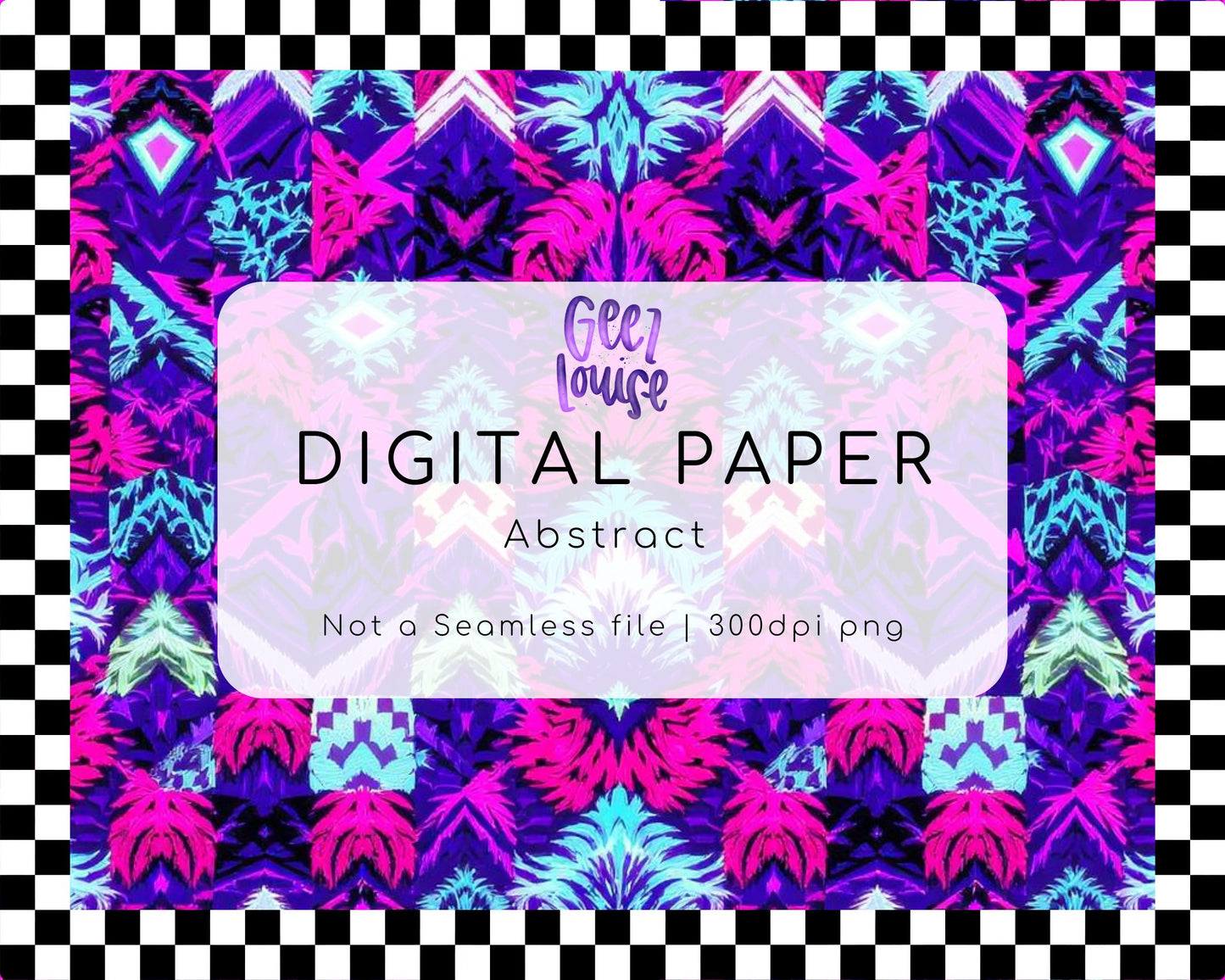 July 2025 Seamless/ Paper Drive - Digital Download- PNG