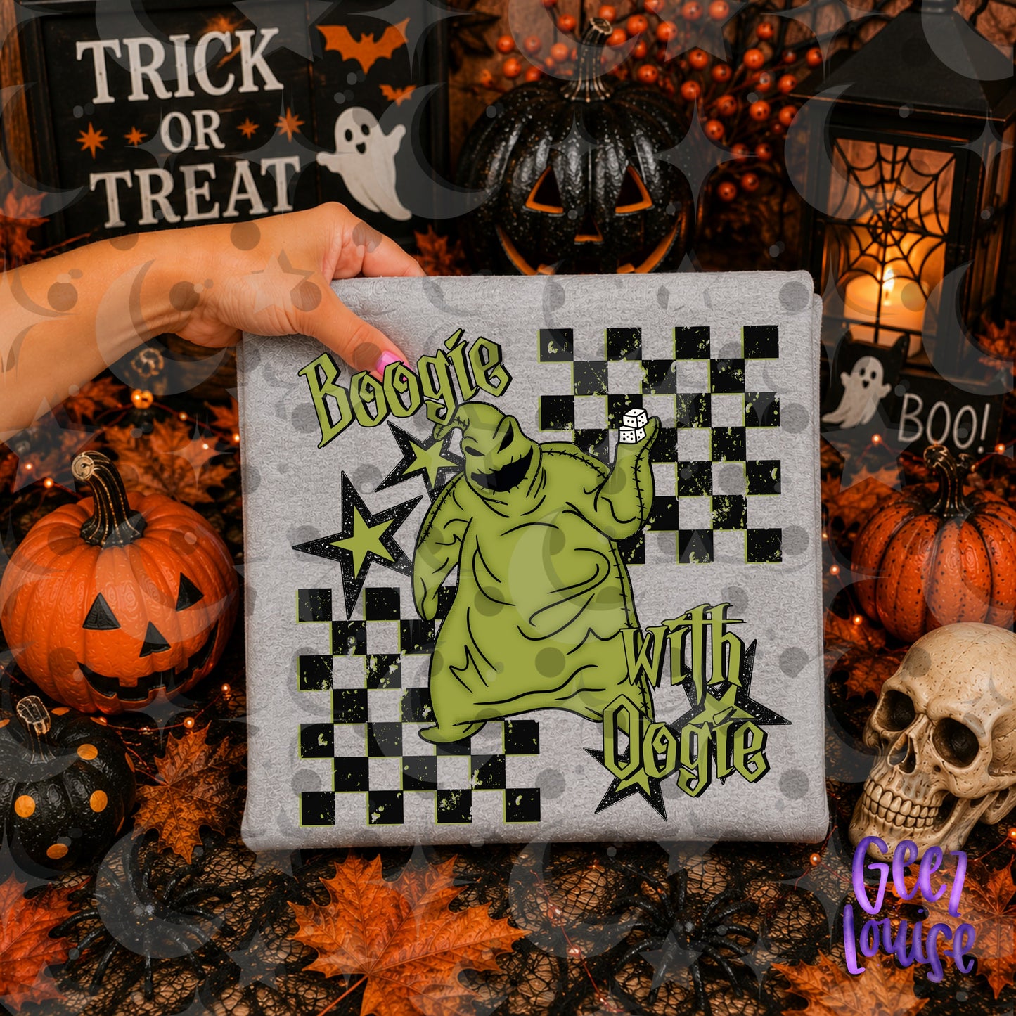 Boogie with Oogie Halloween PNG | Spooky Halloween Sublimation Design | Gothic Digital Download | July 26 No FOMO Drive