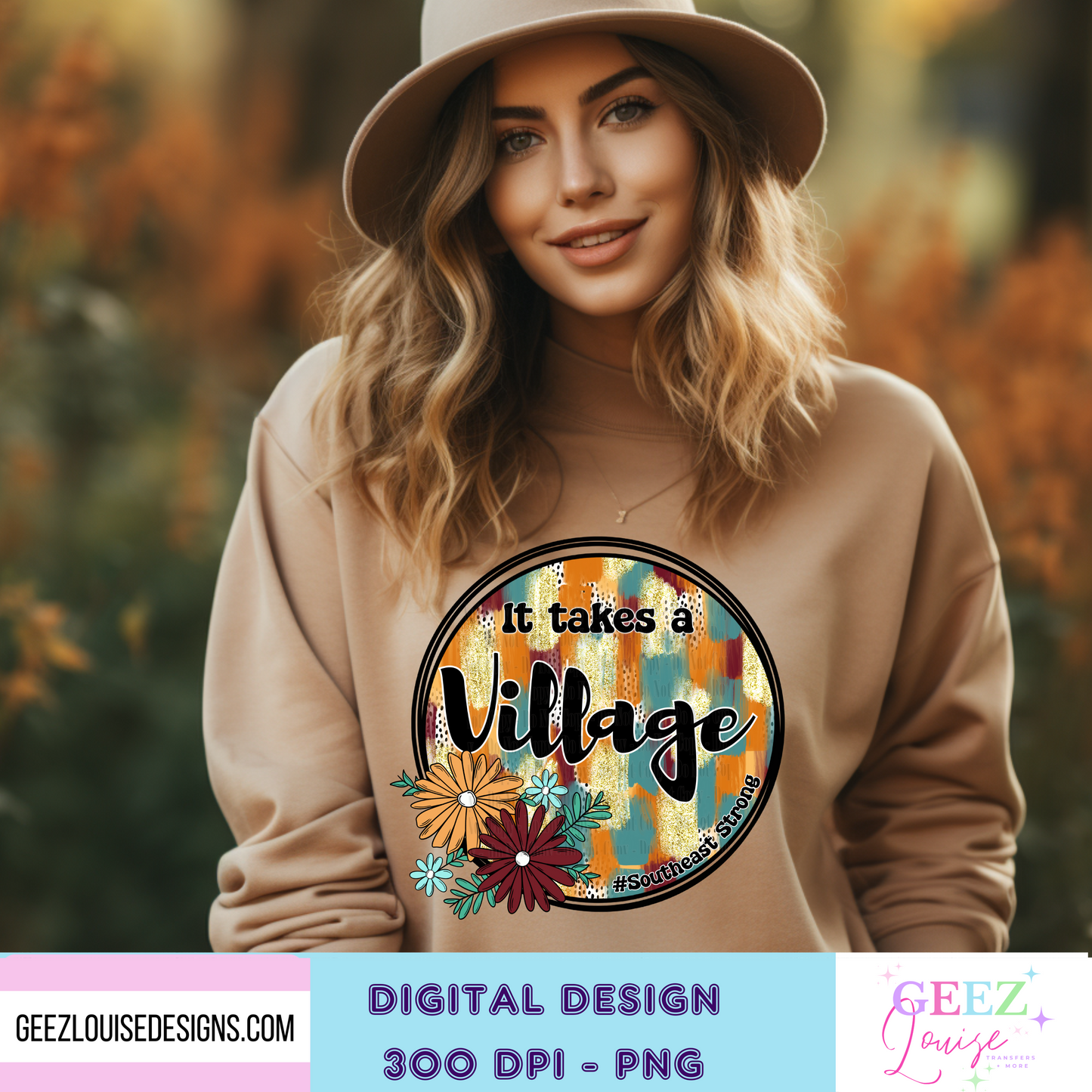 Takes a village - Digital Download- PNG