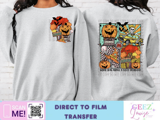 Halloween T - Direct to Film Transfer - made to order